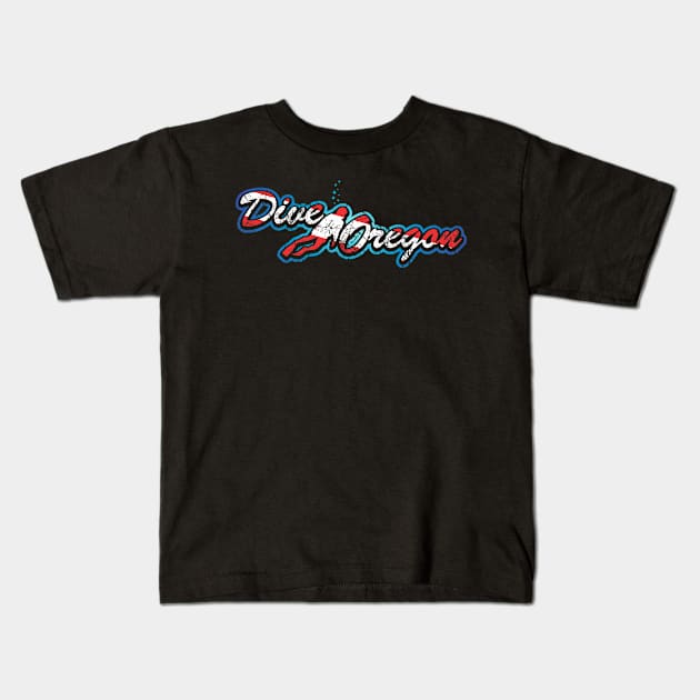 Dive Oregon Kids T-Shirt by TaterSkinz